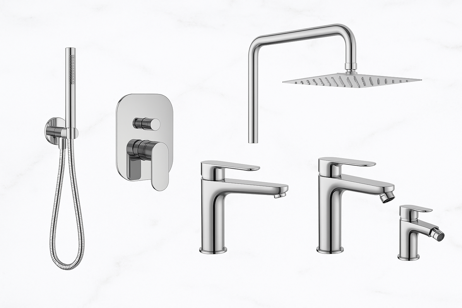 Set Rubinetteria Simply - Combinazione Bagno