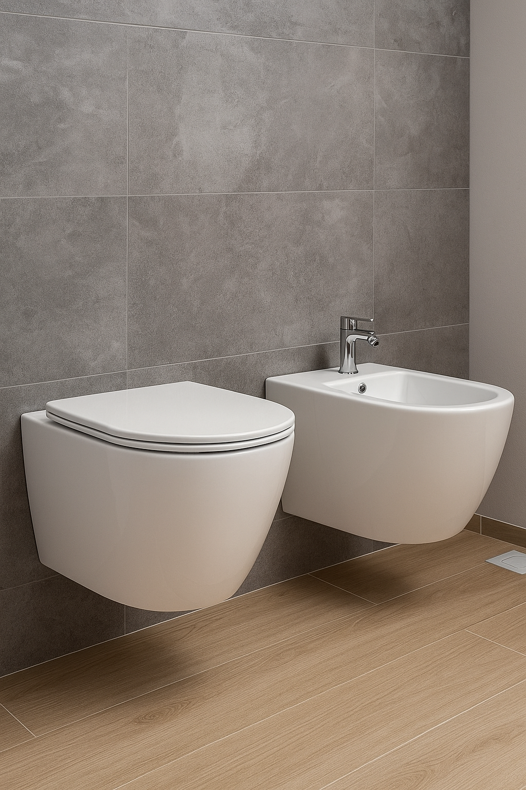 SANITARI ELEGANZA - Set WC + Bidet RAMA CERAMICHE