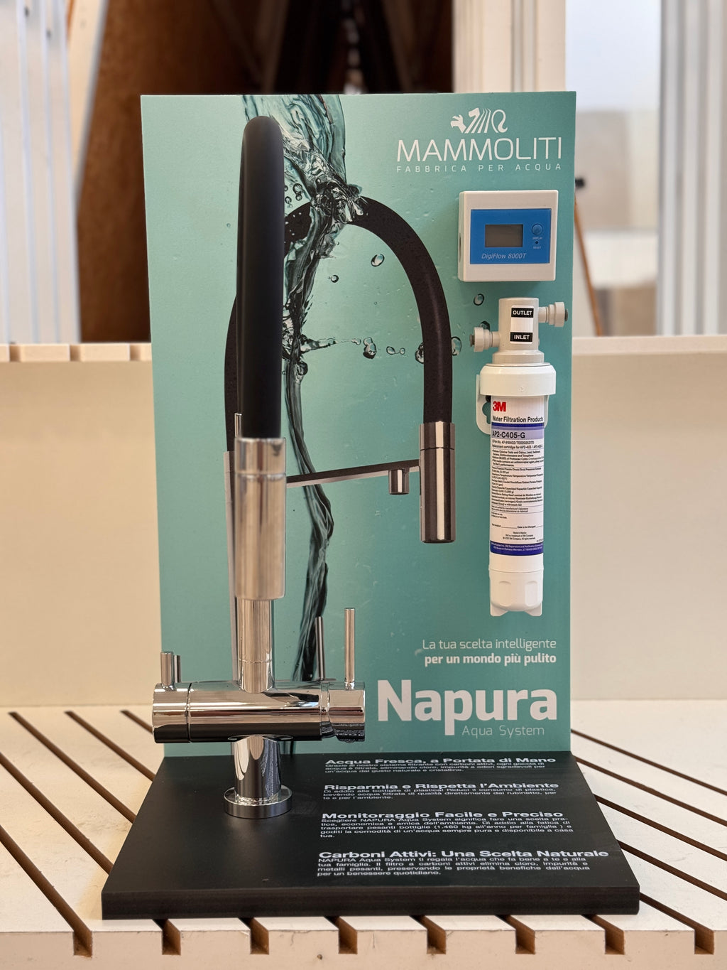 Napura Aqua System – Miscelatore con filtro integrato