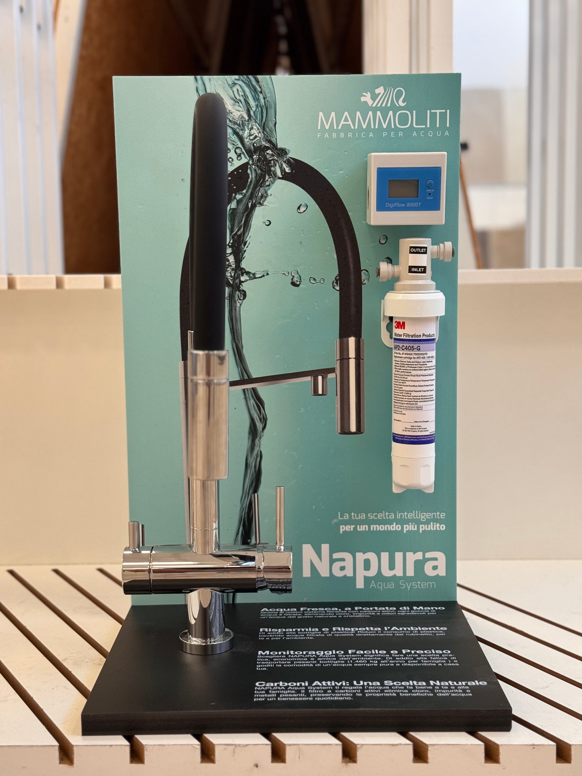 Napura Aqua System – Miscelatore con filtro integrato