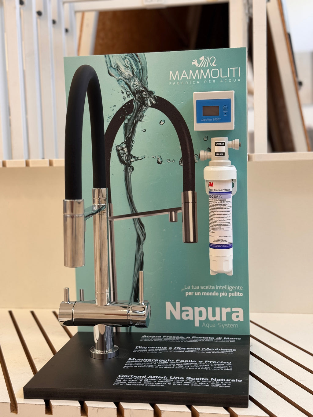 Napura Aqua System – Miscelatore con filtro integrato