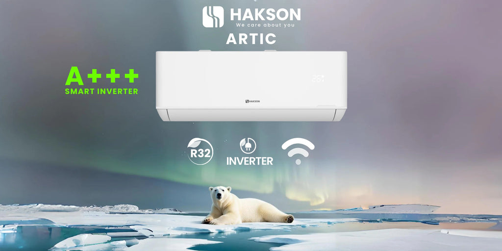 Condizionatore inverter Artic 9000/12000/18000 BTU A+++ WIFI -25°c RAMA CERAMICHE