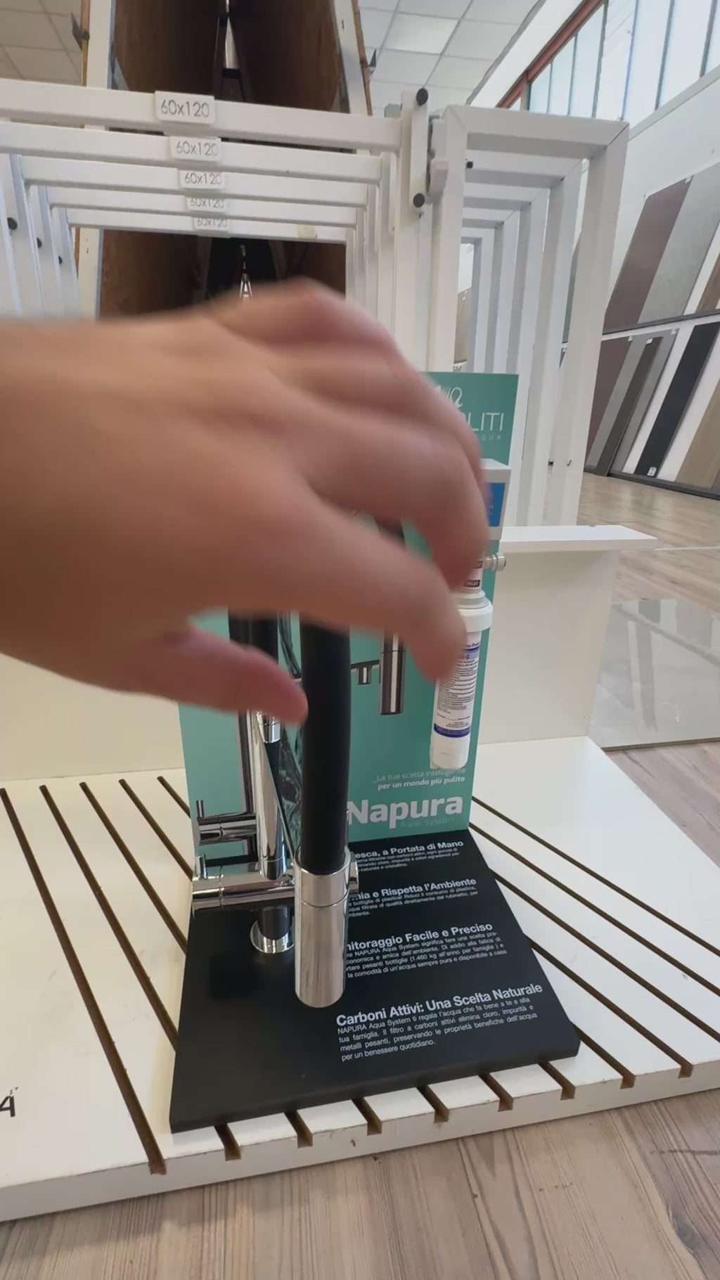 Napura Aqua System – Miscelatore con filtro integrato